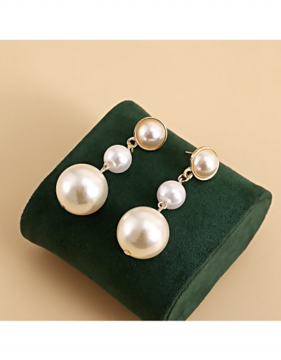 Replica Versatile Fashion Faux Pearl Earrings For Ladies #800412 $4.28 USD for Wholesale