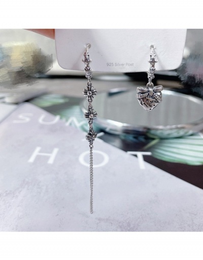 Replica  Asymmetric Heart Tassels  Earring For Women #800415 $7.48 USD for Wholesale