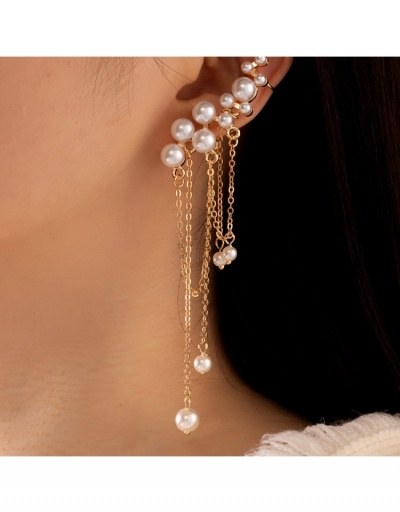  Fashion Simple Creative Pearl Bone Clip For Women #800422 $7.38 USD, Wholesale Fashion Earrings