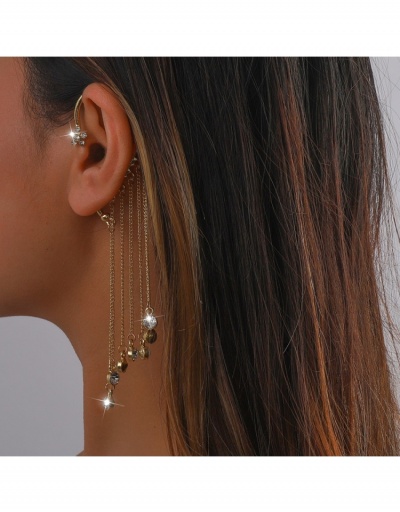 Replica  Personality Rhinestone Tassels One Piece Earrings #800426 $7.81 USD for Wholesale