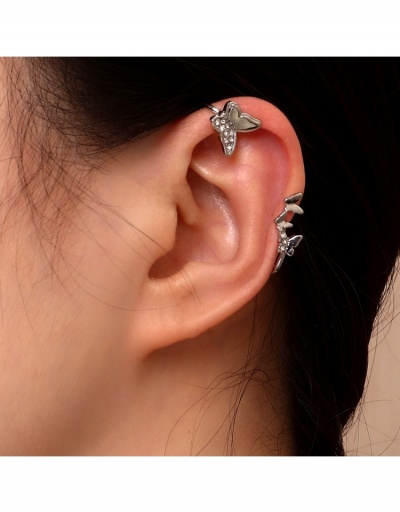 Fashion Silvery Metal Butterfly Earrings For Ladies #800447 $6.89 USD, Wholesale Fashion Earrings