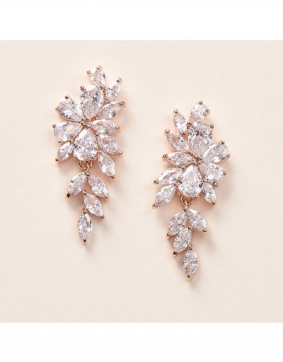  Crystal Zircon Design Earrings For Women #800450 $13.47 USD, Wholesale Fashion Earrings