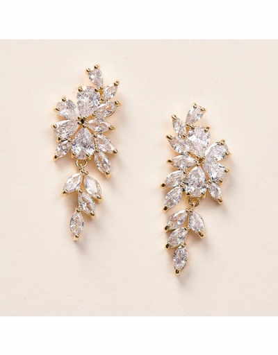 Replica  Crystal Zircon Design Earrings For Women #800450 $13.47 USD for Wholesale