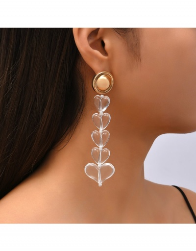 Cute Acrylic  Transparent Heart Earring #800451 $6.16 USD, Wholesale Fashion Earrings