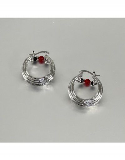 Fashionable Imitated Agate Beads Earrings For Ladies #800458 $11.42 USD, Wholesale Fashion Earrings