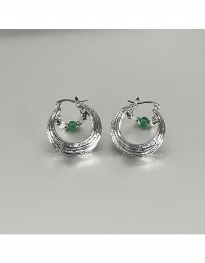 Replica Fashionable Imitated Agate Beads Earrings For Ladies #800458 $11.42 USD for Wholesale