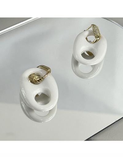 Replica  Fashion Chic Acrylic Pig Nose Earrings For Ladies #800459 $12.48 USD for Wholesale