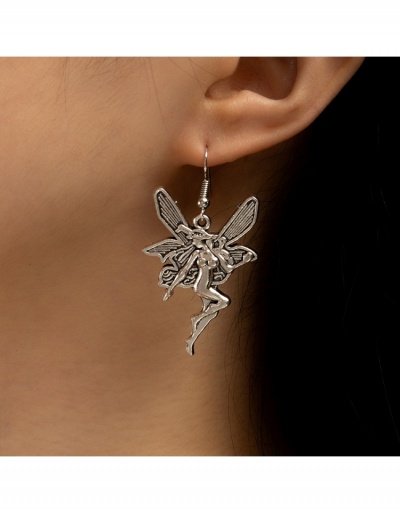  Metal Solid Wings Design Earrings For Women #800468 $6.63 USD, Wholesale Fashion Earrings