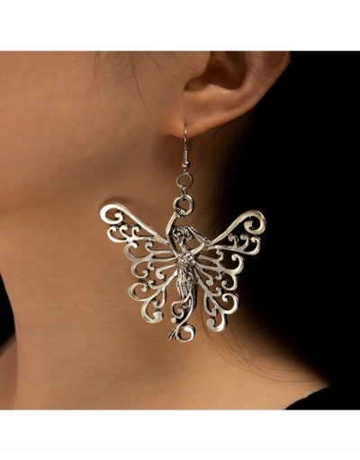  Fashion Metal Decor Hollowed Out Retro Earring #800470 $9.43 USD, Wholesale Fashion Earrings