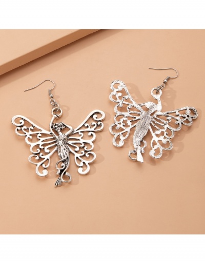 Replica  Fashion Metal Decor Hollowed Out Retro Earring #800470 $9.43 USD for Wholesale