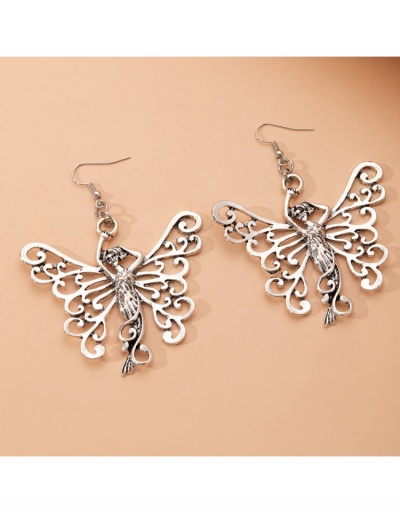 Replica  Fashion Metal Decor Hollowed Out Retro Earring #800470 $9.43 USD for Wholesale