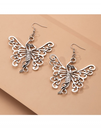 Replica  Fashion Metal Decor Hollowed Out Retro Earring #800470 $9.43 USD for Wholesale