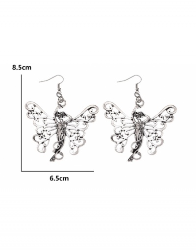 Replica  Fashion Metal Decor Hollowed Out Retro Earring #800470 $9.43 USD for Wholesale