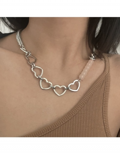 Fashion Versatile Heart Personality Collarbone Chain #800474 $11.65 USD, Wholesale Fashion Necklaces