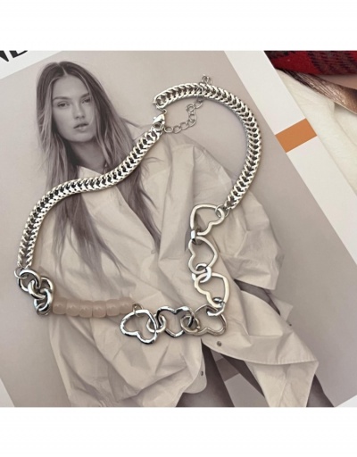 Replica Fashion Versatile Heart Personality Collarbone Chain #800474 $11.65 USD for Wholesale