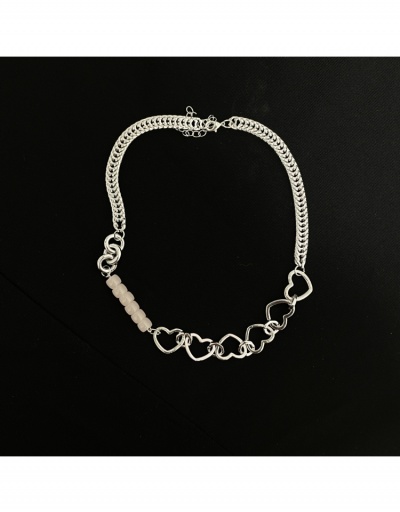 Replica Fashion Versatile Heart Personality Collarbone Chain #800474 $11.65 USD for Wholesale