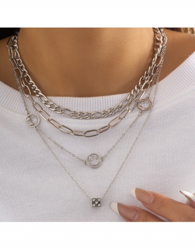 Leisure Smile Face Necklace Sets For Ladies #800482 $7.45 USD, Wholesale Fashion Necklaces