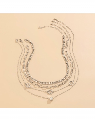 Replica Leisure Smile Face Necklace Sets For Ladies #800482 $7.45 USD for Wholesale