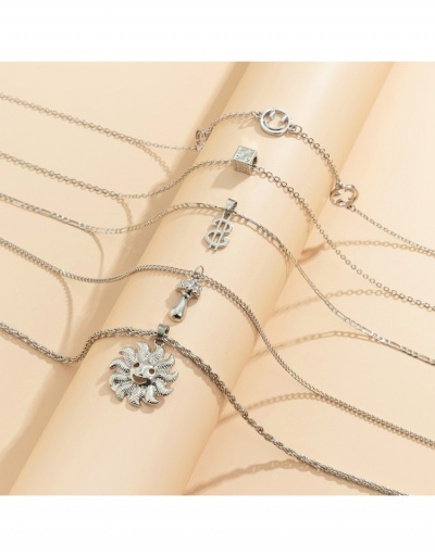 Replica Easy Matching Pendant Necklace Sets For Women #800484 $8.10 USD for Wholesale