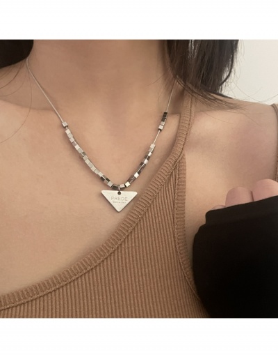 Replica Stainless Steel Cool Pendant Necklace For Women #800486 $7.81 USD for Wholesale