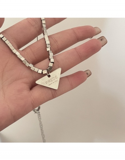 Replica Stainless Steel Cool Pendant Necklace For Women #800486 $7.81 USD for Wholesale