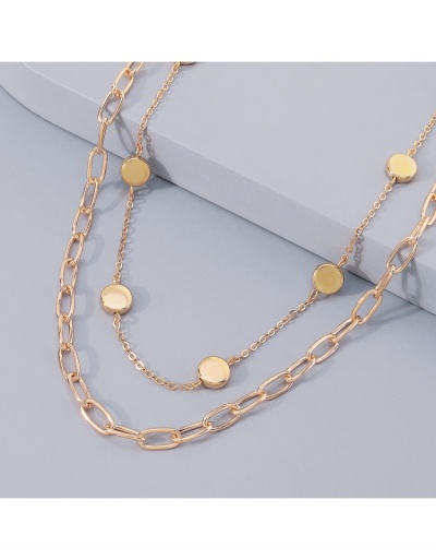 Replica Sexy Chain Hollow Out Simple Women Necklace #800489 $5.70 USD for Wholesale