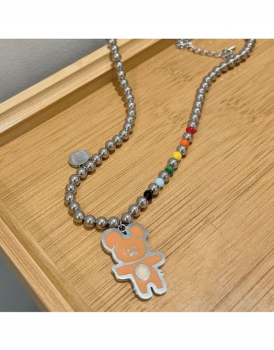 Replica Lovely Bear Cartoon Pendant Necklaces #800493 $8.35 USD for Wholesale