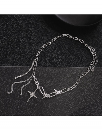 Replica Streetwear Hip Hop Style Cool Collarbone Necklace #800499 $7.14 USD for Wholesale