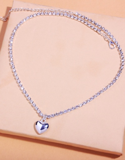 Replica Versatile Simple Design Heart Necklace For Women #800504 $8.78 USD for Wholesale