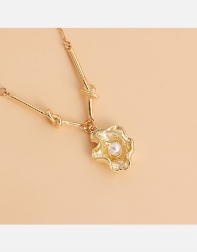 Replica Imitation Pearl Flower Deco Necklace #800507 $4.24 USD for Wholesale