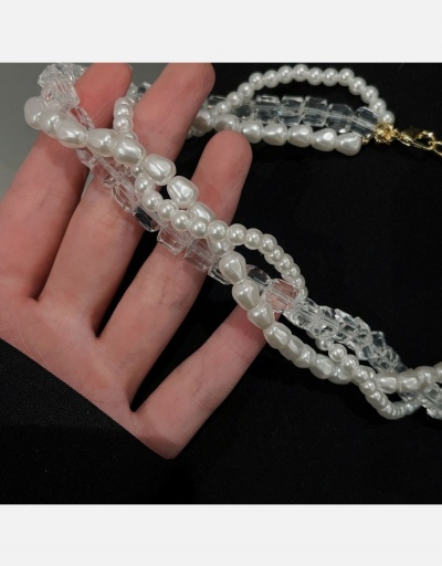 Replica French Vintage Faux Pearl Necklaces For Girls #800508 $18.59 USD for Wholesale