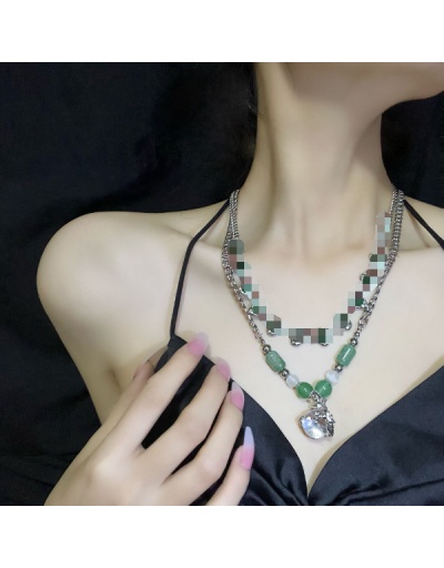 Replica Ladies Chinese Style Fashion Copper Necklaces #800521 $7.73 USD for Wholesale