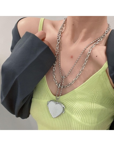  Fashion Simple Heart Necklace For Women #800522 $9.02 USD, Wholesale Fashion Necklaces