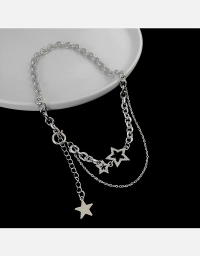 Replica Fashion Easy Matching Star Pendant Necklace #800525 $6.21 USD for Wholesale