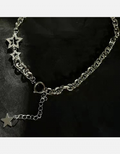 Replica Fashion Easy Matching Star Pendant Necklace #800525 $6.21 USD for Wholesale