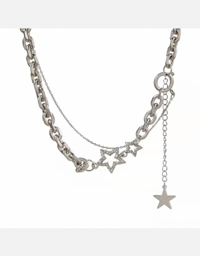 Replica Fashion Easy Matching Star Pendant Necklace #800525 $6.21 USD for Wholesale