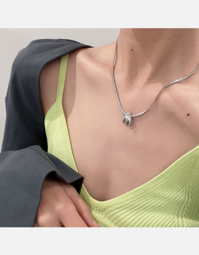   Fashion Pure Color Ladies Pendant Necklace #800528 $7.48 USD, Wholesale Fashion Necklaces