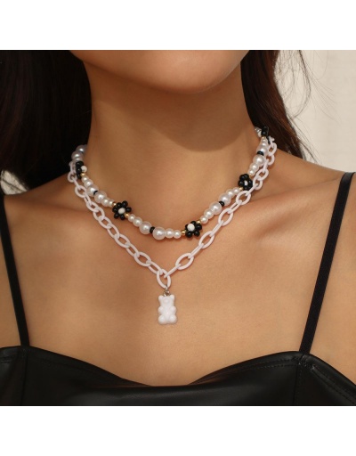 Casual Faux Pearl Pendant Necklaces #800529 $6.85 USD, Wholesale Fashion Necklaces