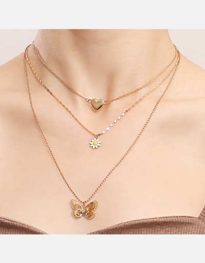  Heart Butterfly  Design Necklace For Women #800530 $4.71 USD, Wholesale Fashion Necklaces