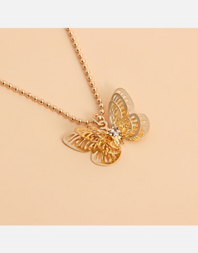 Replica  Heart Butterfly  Design Necklace For Women #800530 $4.71 USD for Wholesale