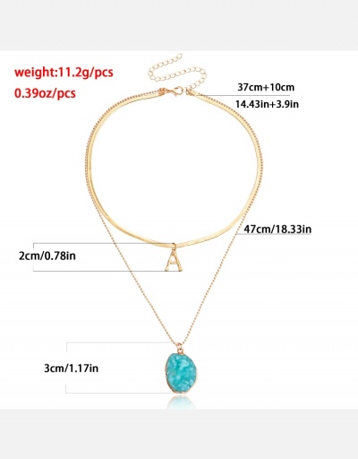 Replica  Letter Fashion Pendant Necklace For Women #800539 $4.53 USD for Wholesale