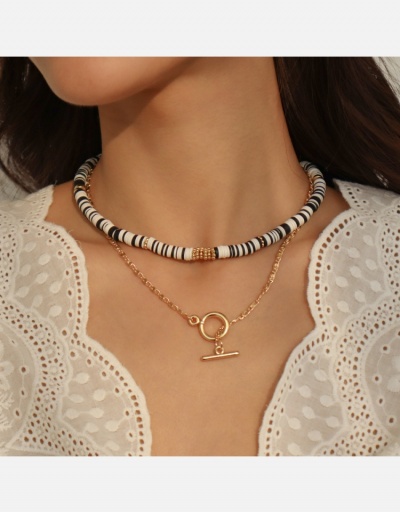 Replica Fashion Casual Pendant Chain Necklace  #800543 $6.50 USD for Wholesale