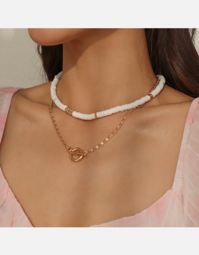 Replica Fashion Casual Pendant Chain Necklace  #800543 $6.50 USD for Wholesale