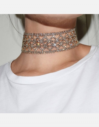 Replica Sexy Ladies  Rhinestone Choker Necklace #800545 $14.07 USD for Wholesale