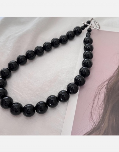 Replica  Acrylic Beaded Summer Simple Laides Necklace #800555 $10.58 USD for Wholesale