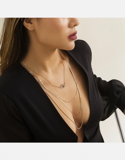 Replica Sexy Eye Layered Necklace For Women #800570 $7.21 USD for Wholesale