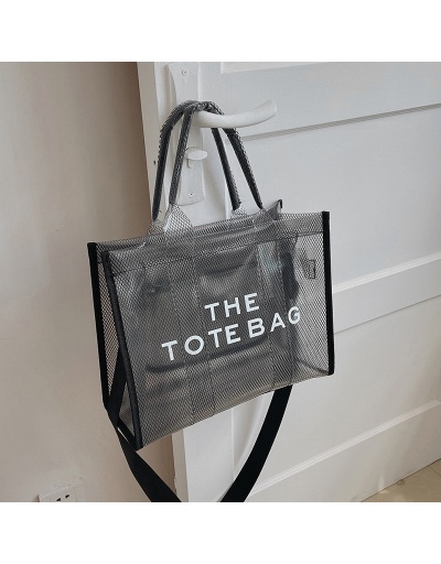 Replica Travel Versatile PVC Transparent Shoulder Tote Bags #800572 $27.59 USD for Wholesale