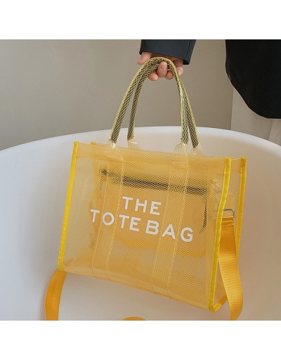 Replica Travel Versatile PVC Transparent Shoulder Tote Bags #800572 $27.59 USD for Wholesale