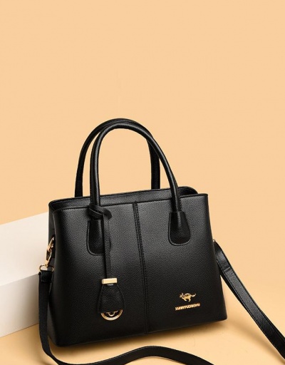 Versatile Korean Style Black Tote Bag For Work #800578 $32.76 USD, Wholesale Fashion Tote Bag