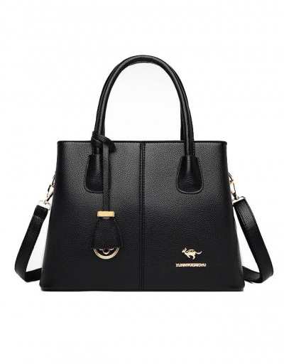 Replica Versatile Korean Style Black Tote Bag For Work #800578 $32.76 USD for Wholesale